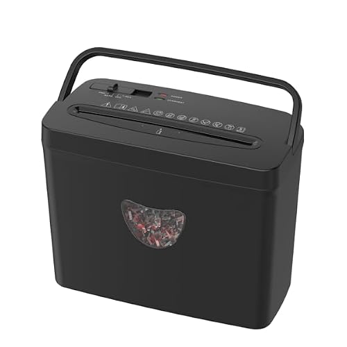 Cross-Cut Paper Shredder P-4 Security Level 2.38-Gallon Bin