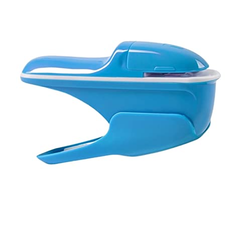 MENGKK Office Tape Dispensers Safe Binding Stapler Stapleless Stapler Stapling Machine Binding Stationery Supplies Bind 7sheets Paper(Blue)