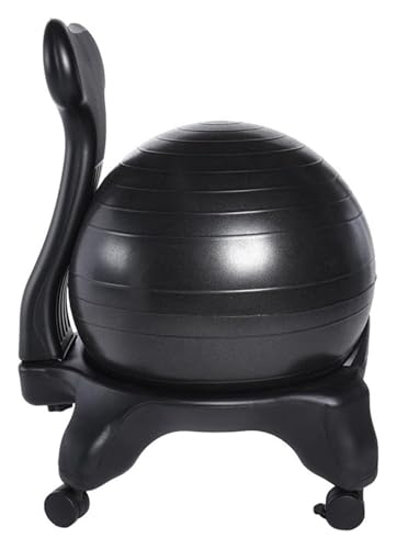 OneGrifN Yoga Ball Chair,Yoga Ball，Exercise Ball, Yoga Ball Chair Desk Ball Chair with Back Support Exercise Ball Seat for Workout Pilates & Physical Therapy Ergonomic Chair