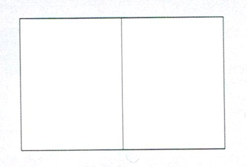 Blank Greeting Cards for Offset & Digital Printing - 8-1/2" x 5-1/2" (folded), 2-UP on 19" x 13" Sheets, 80-lb Natural White Linen Cover - PACK OF 250 SHEETS