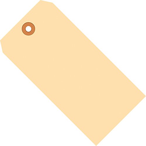 Discount Tag & Label Manila Shipping Tags, 10 Pt, 6 1/4" x 3 1/8", 8, (Case of 1000)