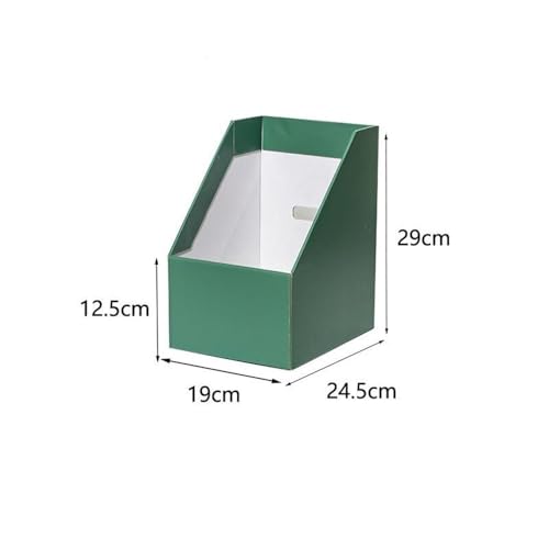 File Organizer Magazine File Holder for Files for Paper Literature Documents Desk(White)