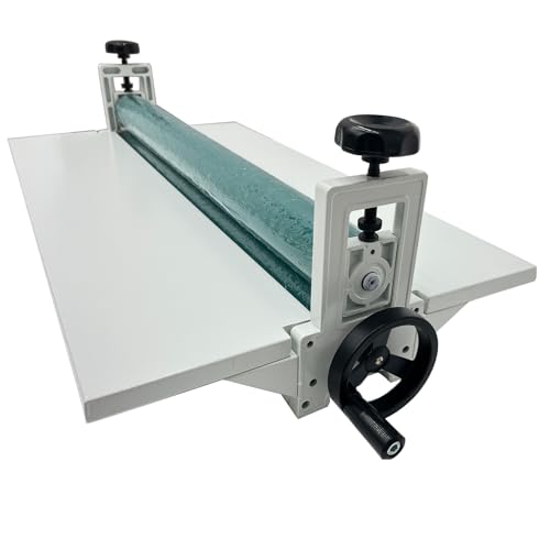INTSUPERMAI Manual Cold Roll Laminator Machine Desktop Cold Laminating Machine with Foldable Working Table and Manual Pressure Adjustment for Photo Vinyl Film Laminating (750mm/29.53in)