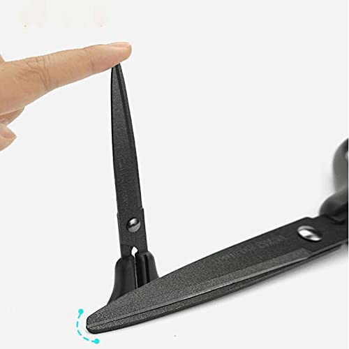 DSWMY Craft Scissors, Stainless Steel Craft Scissors Sharp Sewing Needlework Artwork Office Cutting Tool 17.5cm