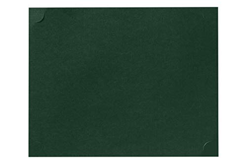 LUXPaper 9.5" x 12" Single Certificate Holders | Green Linen | 100lb. Cover | 250 Qty
