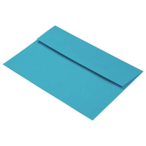 JAM PAPER A8 Colored Invitation Envelopes - 5 1/2 x 8 1/8 - Blue Recycled - Bulk 1000/Carton