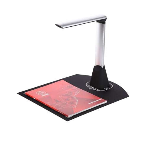 BK34 Document Camera Scanner, 5 Mega-Pixel HD Camera A4 Capture Size with LED Light Teaching Software for Classroom Teachers