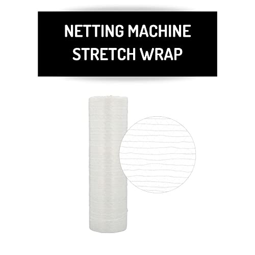 PSBM Machine Pallet Netting Vented Stretch Wrap, 1 Pack, 20 Inch x 10000 Feet, for Securing Pallets that Need Ventilation