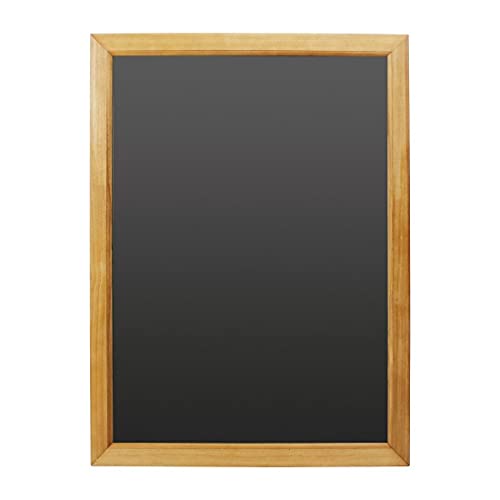Olympia Wall Mounted Melamine Chalkboard with Pine Frame, 600x800mm