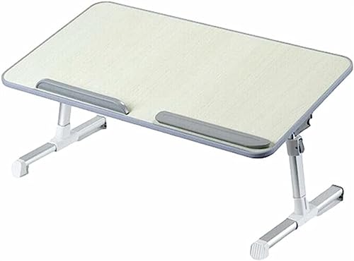 GAZOGJ Adjustable Folding Laptop Table Lap Desk Bed Computer Tray Stand 4 Levels 5 Heights Foldable Portable for Watching Movie