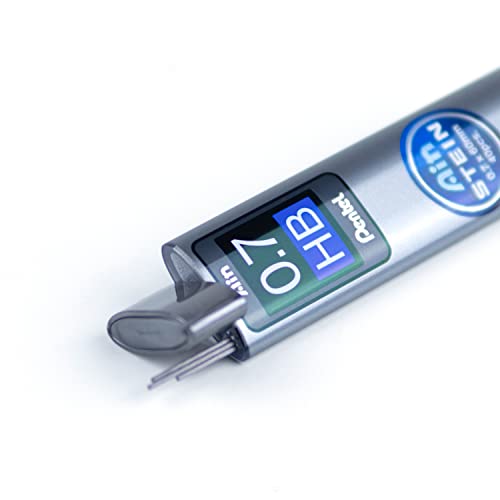 Pentel Ain Stei HB Grade Refill Lead, 0.7 mm - Pack of 12