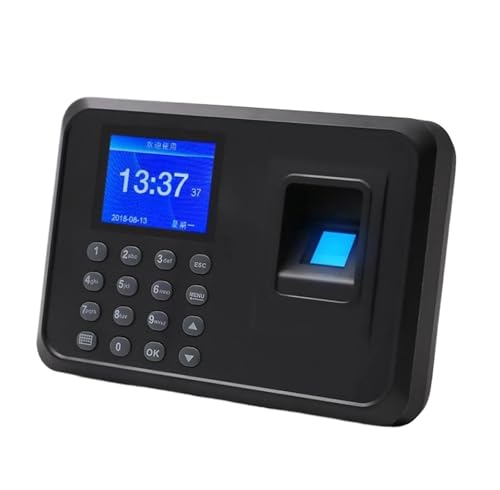 MHJKHG Clocking in Machine, Time Clock,Attendence Machine Biometric Attendance System USB Fingerprint Reader Time Clock