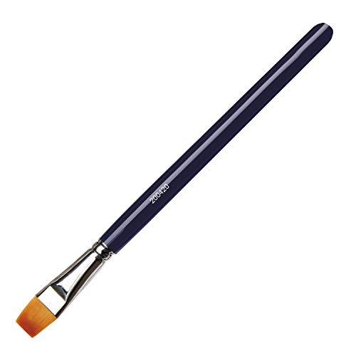 Kreul Solo Goya Artist Goldhair High Quality Universal Golden Synthetic Fibre Trim Base Brush for Oil and Acrylic Painting Flat Size 20, us:one, Colourful