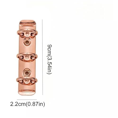 Binder Rings 6pcs Detachable Metal Spiral Rings Binder Clip DIY Album Loose Leaf Ring Office for Home(White)