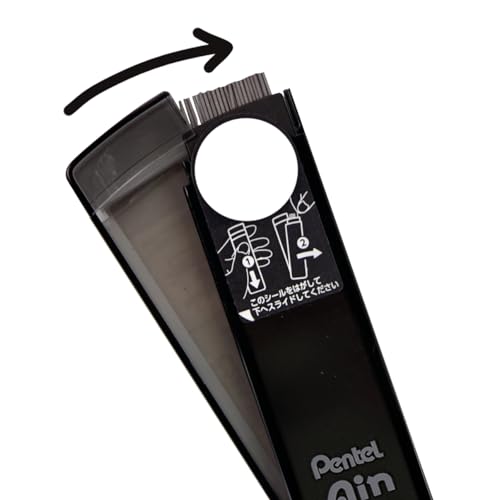 Pentel Ain Leads Refill - 0.5mm 2B - Pack of 12