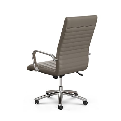 NBF Chair Faux Leather Ergonomic Seating with High-Back & Tilt, Black