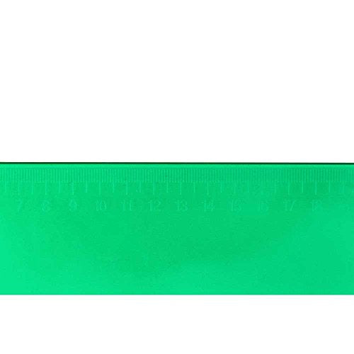 JAM PAPER Plastic Clipboards with Low Profile Metal Clip - Letter Size (9 x 12.5) - Green - 12 Clip Boards/Pack