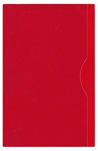 StoreSMART® Plastic File Jackets - Legal Size 8.5" x 14" - 50-Pack - Red - FJ2390-R-50