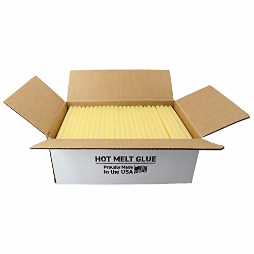 Q-703 Very Fast Set Hot Melt Glue Sticks - 5/8" x 10" | 25 lb Box