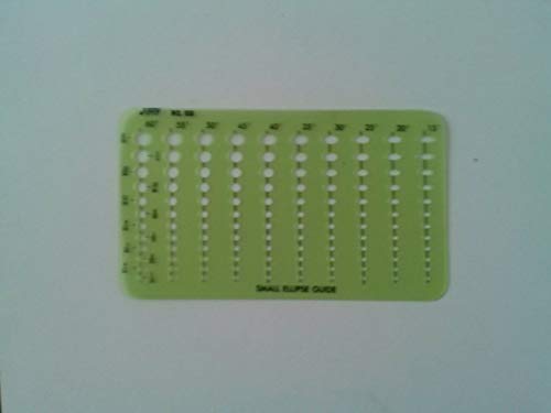 Jiffy Small Ellipse Guide 858 15 Degree - 60 Degree 1/16" - 9/32"