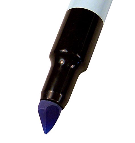 The Original Chartpak AD Markers, Tri-Nib, 12 Assorted Portrait Colors in Reusable Plastic Carrying Case, 1 Each (FLT12)