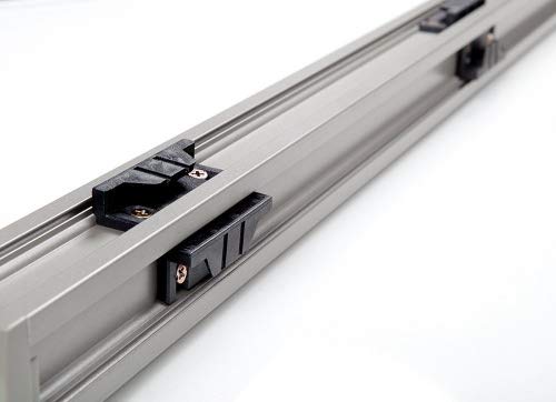 GOF 4ft / 48" H X-Post, Office Partition Connectors: L-Post, T-Post, X-Post, Wall Mount Intended to use Full Fabric or Partial Glass Series, Connector only