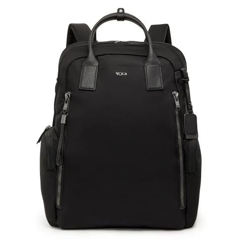 TUMI Voyageur Atlanta Backpack, Holds 17" Laptop, Commute, Black/Gunmetal