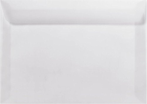 LUXPaper Booklet Envelopes | 7 1/2" x 10 1/2" | Clear Translucent | 30lb. Text | 50 Qty
