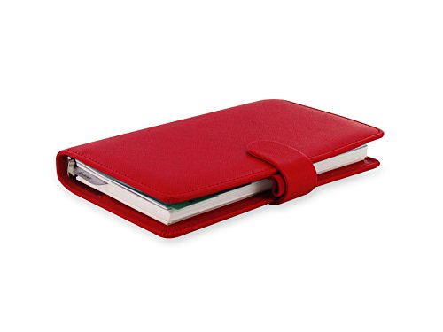 Filofax 17-022472 Saffiano Personal Organizer, Compact, Red