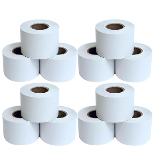 Aquos Globe Ishida Scale Label GL-4680 Continuous Label Roll | Replacement Printing Labels | Blank Labels Roll | 12 Rolls