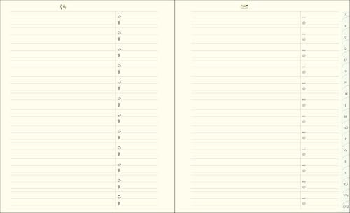 Exacompta 22085E Winner Address Book 18.5 x 22.5 cm