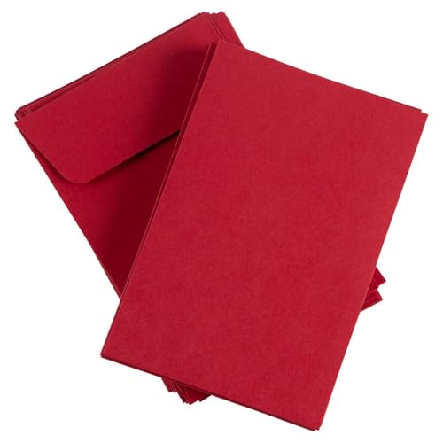 LUXPaper #4 Coin Envelopes | Peel & Press | 3'' x 4 1/2'' | Ruby Red | 80lb. Text | 500 Qty
