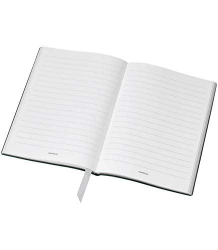 Montblanc Notebook 116518 Fine Stationery #146 Green – Elegant Soft Cover Journal – Lined Notebook with Leather Binding – A5