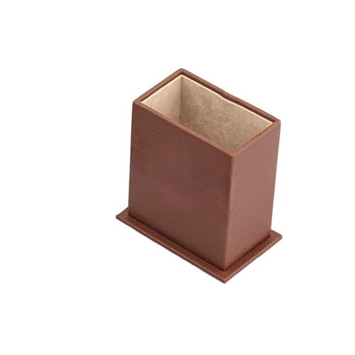 Leather Document Tray - Pen Holder - Note Paper Holder -3 Accessories-Desk Organizer - Office Desk Accessories - Desktop Storage - 3 PCS (Tan)