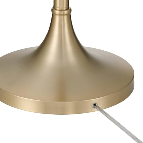Robert Louis Tiffany Covina 71 1/4" High Brass Torchiere Floor Lamp