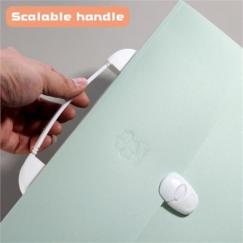 2pcs A4 Expanding Wallet File Folder, 13 Pockets Document Storage Organizer for Office