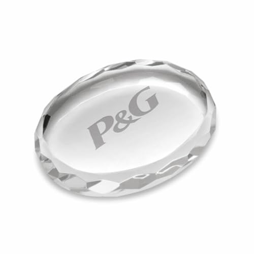 Executive Gift Shoppe | Custom Engraved Oval Desktop Paperweight