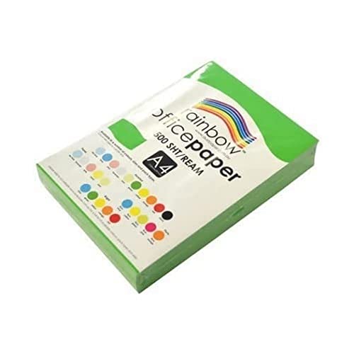 Rainbow A4 80Gsm Office Paper 500 Sheets, Green