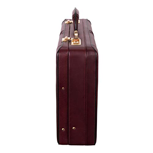 McKlein HARPER, Leather 4.5" Expandable Laptop/Computer & Tablet Business Briefcase Attaché Bag, Men Women Laptop Briefcase, Laptop Compartment bag, Tablet Pocket bag, Business Bags, Travel Cases