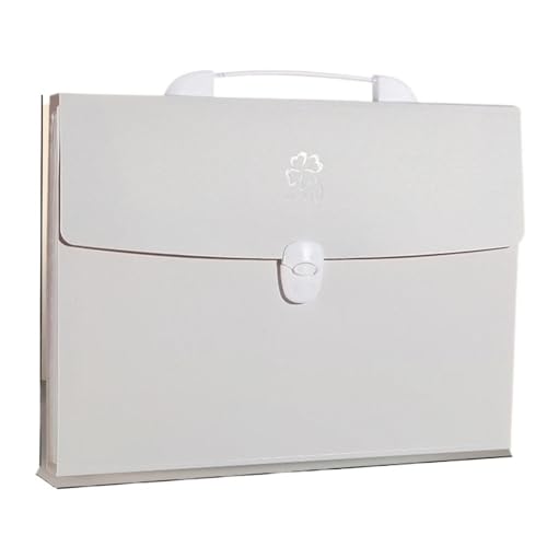 13 Pockets A4 Size Expanding Wallet Paper Document Storage Organ Bag Holder Office School Organizer File(Gris)