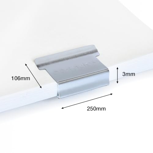 Rapesco 1316 Supaclip 60 Bulk Pack Stainless Steel Refill Clips, Pack of 250