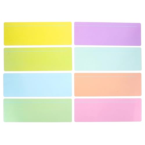 Guided Reading Strips 200 PCS Colorful Horizontal Bookmark Strips Reading Guides Overlay Tracking Highlighters Page Markers for Students
