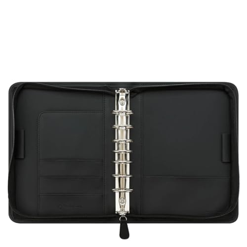 FranklinCovey - Oakley Ring-Bound Binder for FranklinCovey Planners | Nylon with Zipper Closure (Classic, Black)