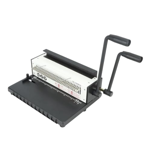 34-Hole Coil Binding with Adjustable Punch for A4,A5,Letter Paper (SquarenessHole)