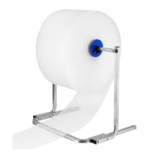 Vertical Bubble wrap roll Holder, Bubble Wrap Dispenser, Silver, Width 30-150cm, Vertical Foldable Roll Holder(Width 80cm)