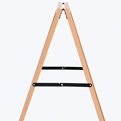 M&T Displays Rustic Natural Wood A Frame 23.6x30.7 Inch Floor Standing Double Sided Outdoor Sidewalk Stand Sandwich Board Dry Erase Menu Chalkboard Sign for Restaurant