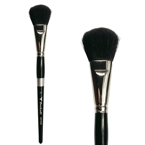 Trekell Mop Artist Brushes for Watercolor, Acrylic, and Oil Painting - Short Handle