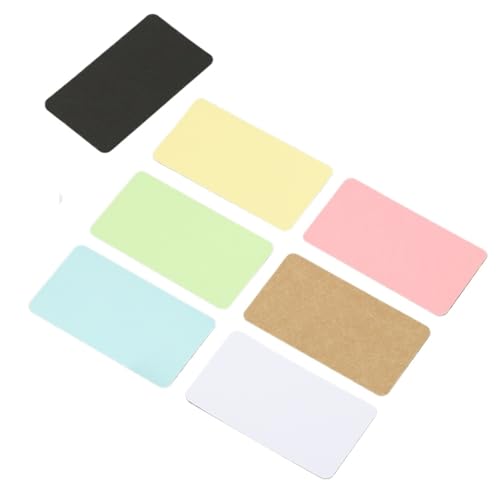 Blank Kraft Paper Business Card 300/600Pcs 3.5"x2" Blank Business Cards Small Cardstock Note Card Craft Paper for Name Game Memory(Black 600Pcs)
