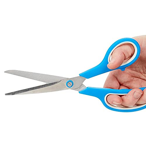 DSWMY Craft Scissors, Craft Scissors with Comfort Grip Handle Stainless Steel Tailor Embroidery for Leather Fabric DIY Sewing Tools