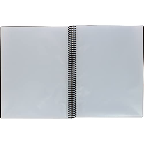 Grafoplás 39844010 Maxiplas Custom Spiral Binder, 40 Covers, Black, 30.8 x 24 x 20